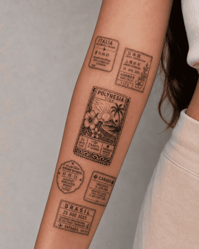 Borderless Visa Tattoo