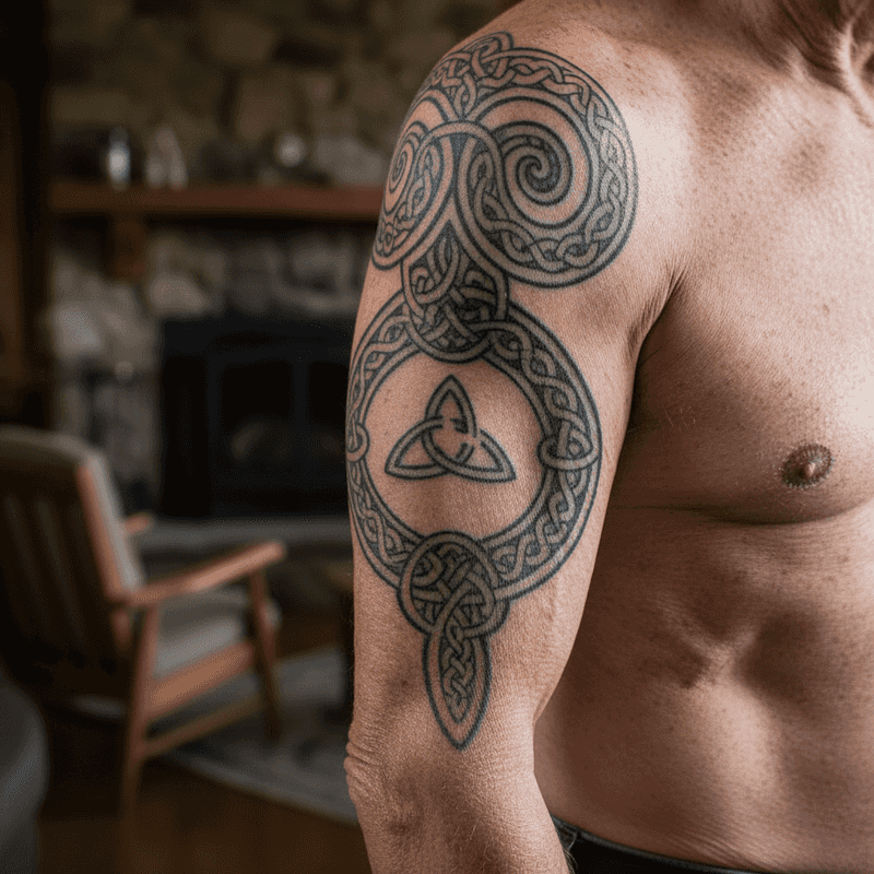 Tatuaje CELTIC ejemplo 4 Madrid