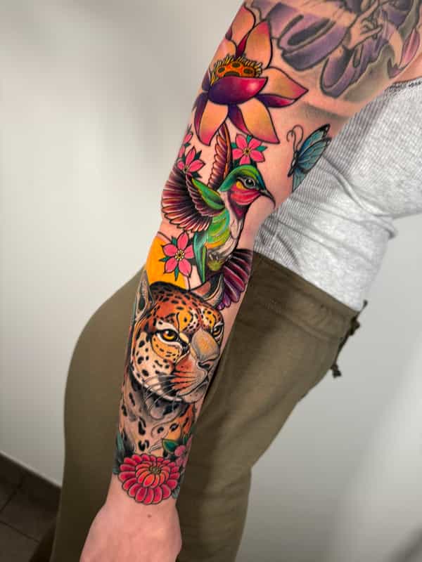 Tatuaje neo traditional ejemplo 9 Madrid