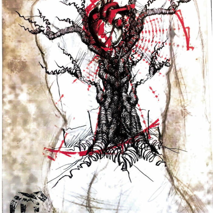Ilustración del diseño de Tattoo del artista tatuador Raúl Rodríguez para Kaifa´s Tattoo Studio En Madrid (Chamberí - Moncloa), estilo de tatuaje Sketch, cuerpo humano