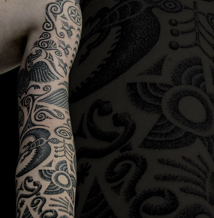 Foto del tatuaje hecho por el artista tatuador Totemikoh en Kaifa´s Tattoo Studio Madrid (Moncloa Chamberí) , estilo tribal,