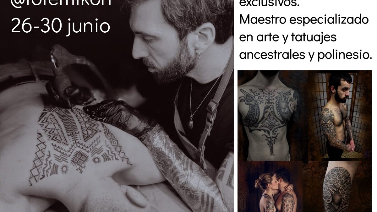 #SaveTheDate 26 al 30/06/2023 TATTOO GUEST ARTIST: TOTEMIKOH @totemikoh En Kaifa´s Tattoo Studio recibimos la visita de tatuadores invitados continuamente, para que nuestros clientes siempre cuenten con el profesional experto en el estilo elegido. Del 26 al 30 de junio tendremos en nuestro estudio de tatuajes de Madrid a TOTEMIKOH. Influenciado por el arte Polinesio, Ancestral e Ibérico, los tatuajes de TOTEMIKOH son obras exclusivas con significados únicos. Si quieres aprovechar la oportunidad de hacerte un tatuaje con TOTEMIKOH en nuestro estudio de Madrid, puedes reservar tu cita de la manera enviando un WhatsApp al +34 640 69 24 31 o por DM en Instagram. ¡Quedan muy pocas citas disponibles, reserva la tuya cuanto antes! TOTEMIKOH vendrá desde París a nuestro estudio de tatuajes y piercings de Madrid (zona Moncloa-Chamberi) los días 26 a 30 de junio de 2023. ¡Pide tu cita por DM o whatsapp! #KaifaTattoo #KaifaTattooStudio #VeganTattoo #TatuajesVeganos #tatuaje #tattoo #inked #tattoos #tatuajes #tatuajesMadrid #MadridTattoo #tattooed #tattooArtist #TattooArt #TattooLife #Tattooing #TattooIst #InkAddict #TattooDesign #SpainTattoo #TatooInk #TattooFans #InstaTattoo #TattooStyle #MadridTattooStudio #crueltyfreetattoo #TotemikohTattoo #tatuajeAncestral #TatuajePolinesio