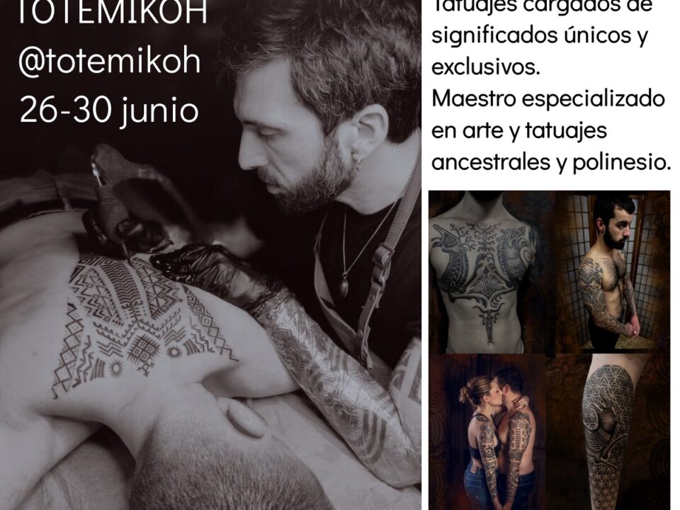 #SaveTheDate 26 al 30/06/2023 TATTOO GUEST ARTIST: TOTEMIKOH @totemikoh En Kaifa´s Tattoo Studio recibimos la visita de tatuadores invitados continuamente, para que nuestros clientes siempre cuenten con el profesional experto en el estilo elegido. Del 26 al 30 de junio tendremos en nuestro estudio de tatuajes de Madrid a TOTEMIKOH. Influenciado por el arte Polinesio, Ancestral e Ibérico, los tatuajes de TOTEMIKOH son obras exclusivas con significados únicos. Si quieres aprovechar la oportunidad de hacerte un tatuaje con TOTEMIKOH en nuestro estudio de Madrid, puedes reservar tu cita de la manera enviando un WhatsApp al +34 640 69 24 31 o por DM en Instagram. ¡Quedan muy pocas citas disponibles, reserva la tuya cuanto antes! TOTEMIKOH vendrá desde París a nuestro estudio de tatuajes y piercings de Madrid (zona Moncloa-Chamberi) los días 26 a 30 de junio de 2023. ¡Pide tu cita por DM o whatsapp! #KaifaTattoo #KaifaTattooStudio #VeganTattoo #TatuajesVeganos #tatuaje #tattoo #inked #tattoos #tatuajes #tatuajesMadrid #MadridTattoo #tattooed #tattooArtist #TattooArt #TattooLife #Tattooing #TattooIst #InkAddict #TattooDesign #SpainTattoo #TatooInk #TattooFans #InstaTattoo #TattooStyle #MadridTattooStudio #crueltyfreetattoo #TotemikohTattoo #tatuajeAncestral #TatuajePolinesio